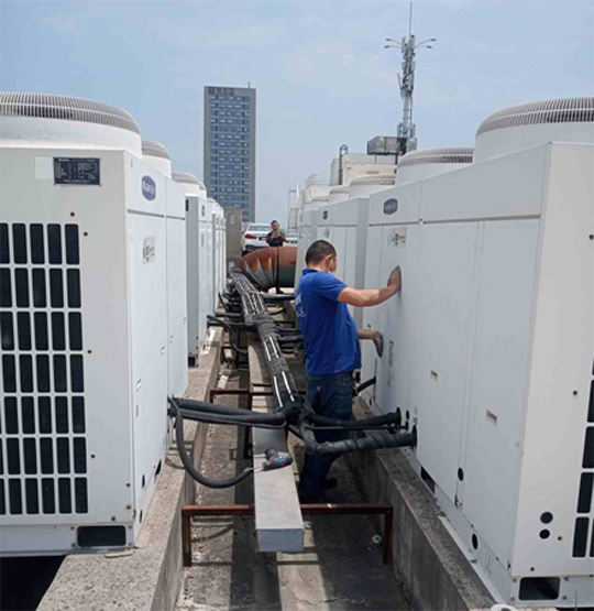 右玉中央空调制热和不制冷系统维修方法